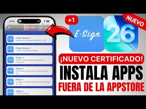 NEW CERTIFICATION! Install Apps OUTSIDE the APP STORE with ESIGN on ANY iOS Version