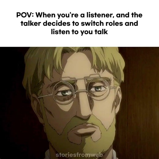 POV: When you're a listener and suddenly talker decides to switch roles #fyp #anime #shorts