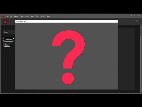 Adobe InDesign CC 2021 Blank New Document Window FIX | 100% Working