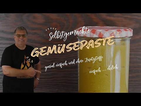 Selbstgemachte Gemüsepaste - ohne Zusatzstoffe