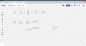 The switch in the circuit shown below is closed at t=0 s . Find currents through (a) R1,(b) R2, and (c) the battery as function of time. | Numerade