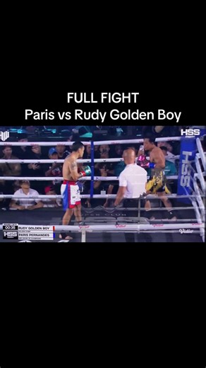 FULL FIGHT PARIS VS RUDY GOLDEN BOY #combatsports #boxing🥊 #hss #kickboxing