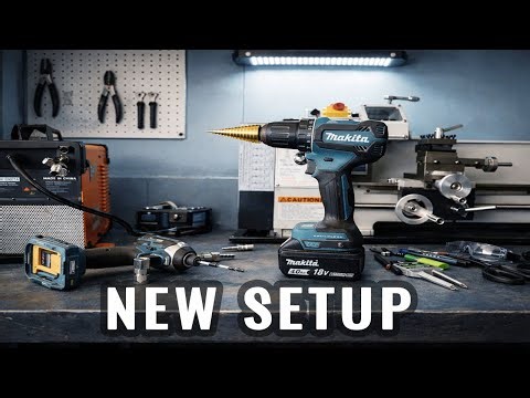 Build My New Workshop | Machine Area Setup & Tool Tour (Part 2)