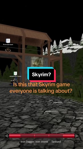 I don’t know guys, this is looking a little low poly for me #skyrim #elderscrolls #theelderscrolls #theelderscrollsskyrim #riverwood #bleakfallsbarrow #whiterun #oblivion #morrowind #elderscrollsmemes #skyrimmemes