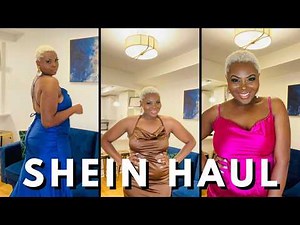 SHEIN Try On Haul 2025 | Satin Slip Dress Haul