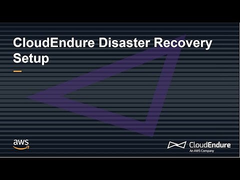 CloudEndure Disaster Recovery Setup