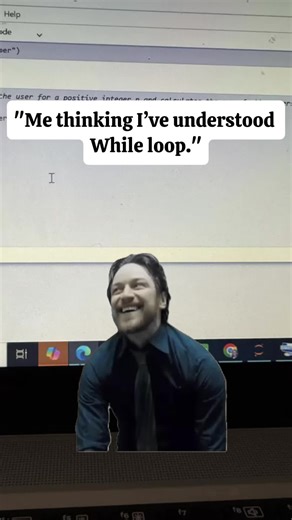 Is it me or while loop is just confusing, I will understand it today then struggling the next day 😀#python #relatablememes #DataScienceJourney #techtok #techiteasy