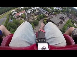 SCREAM Höchster GYRO DROP Tower !!! Heide Park Soltau Free Fall Tower
