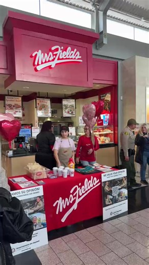 Cookies with Cops is happening now inside the AV Mall at Mrs. Fields, come out and join us! | Palmdale Sheriff's Station