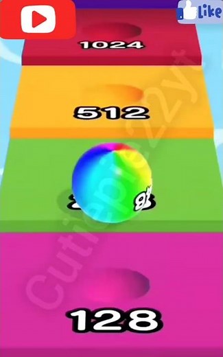 Ball Run 2048 - All Levels Gameplay walkthrough Android iOS #ballgamezone #ballrun2048 #fyp