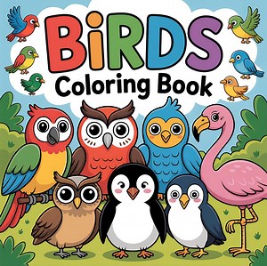 Kids' Birds Coloring Book, 15 Educational Printable Sheets (PDF) - Etsy Canada