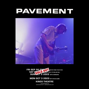 81K views · 157 reactions | Pavement will be at Kings Theatre for 4 nights. Oct 3 is on sale now 奈 | Pavement The Rock Band | Facebook