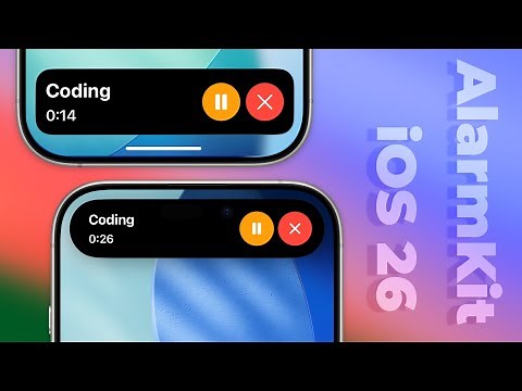 AlarmKit | Live Activities | Xcode 26 | iOS 26 | WWDC 25 | SwiftUI