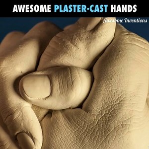 Awesome plaster-cast hands | Awesome Inventions