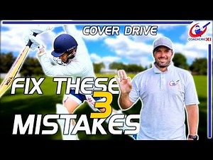 Cover Drive Mistakes - Cover Drive Batting Drills - Fix these 3 Mistakes