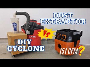 Can a DIY Cyclone Shop Vac Cart beat a Budget Dust Extractor?