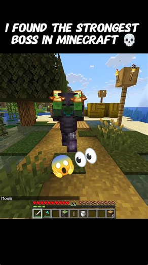 Don't ignore this hidden strongest boss in Minecraft 💀😱! #shorts #minecraft #totems