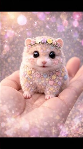 Dreamy Cute Animals - an imaginary baby hamster #animals #baby #adorable #pets #funny #imaginary