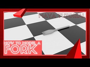 Modeling a Fork - Maya Tutorial