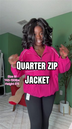 The prettiest jacket and it is super comfortable 🫰🏾😍 #quaterzip #jacket #jackets #sportsmom