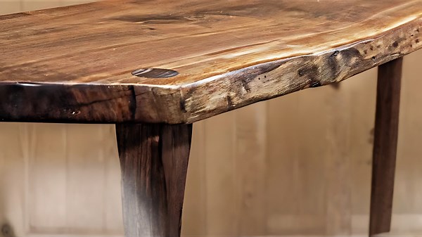 Live Edge Slab Furniture: Unexpected Outcome During Woodworking Project