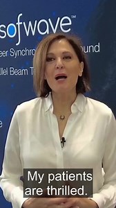 So, why do aesthetics industry professionals like Sofwave™ so much? Renowned dermatologist Dr. Doris Day's patients are ecstatic about the natural-looking outcomes they're achieving. “My patients are thrilled! when they see the resuts in themselves, they come back and say thank you”, - Dr. Doris Day. Sofwave™ is a highly effective FDA-cleared treatment with minimal downtime that helps to LIFT the skin while addressing fine lines & wrinkles on the face and neck. The treatment is non-invasive, qui