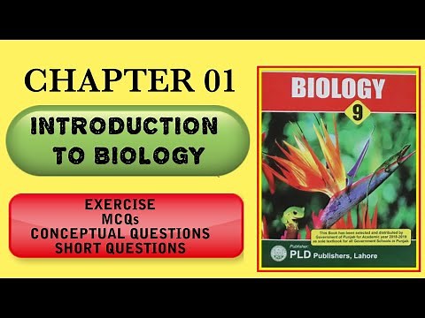 Exercise MCQs, Conceptual & Short Questions, Introduction to biology, Chapter 1, Class 9, Biology