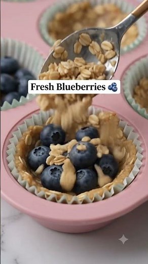 🫐 Blueberry Oat Crumble Cups