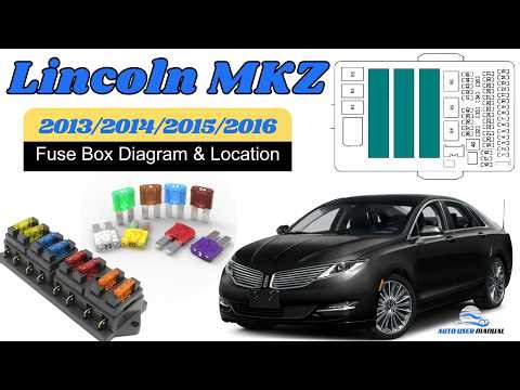 Fuse Box Location & Diagrams: Lincoln MKZ 2013 / 2014 / 2015 / 2016 Owner's Manual