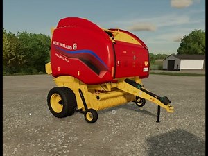 New Holland/Case IH Roll-Belt Round Baler Mod Overview FS22