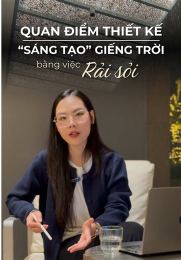 Sáng Tạo Giếng Trời Bằng Phương Án Rải Sỏi
