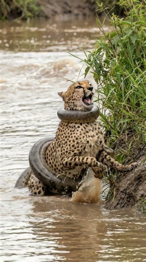 Anaconda Wrapped Around Cheetah... Can They Save Him in Time?! 😱🐍🐆