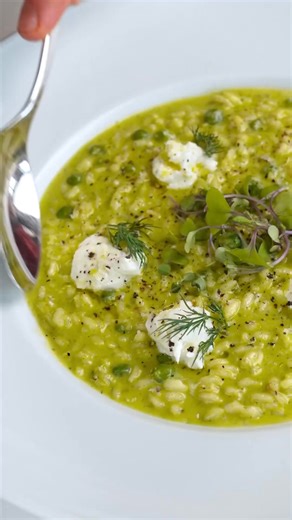 Basil, Leek & Goat Cheese Risotto-000 | Karen Carlson