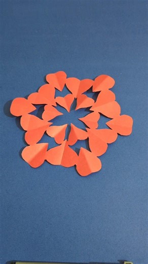 DIY Paper Cutting Flower Easy Craft Idea ✂️ #skills #shorts