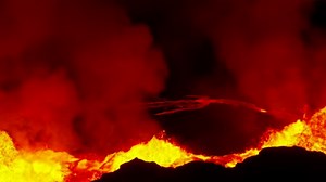 Watch! Epic video of volcano erupting - no CGI!