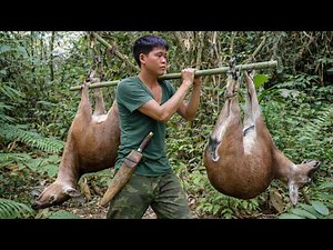 Tracking Wild Goats & Building Smart Traps | Solo Wilderness Survival Skills