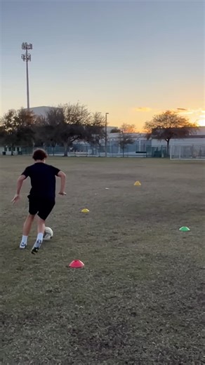 Ali Koller | ⚡️ Multi-Action Drill: Dribble, Turn, Finish & Reaction Explosive footwork and fast decision-making from start to finish 🚀⚽️. Player... | Instagram