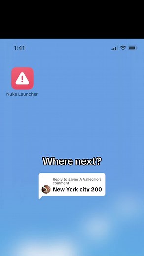 Replying to @Javier A Vallecillo Well where next guys?#nukelauncher #nuke #nuketown #iphone #virus #sigma #silly #asmr