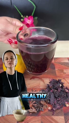 The Orange & Hibiscus Tea for Natural Vitality☺️