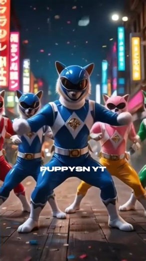 Dog Power Rangers Take Down Masked Robber Dog | Epic Street Battle! #shorts #pets #usa