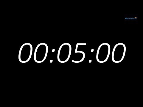 5 Minutes Countdown Timer with Alarm Sound Free Download