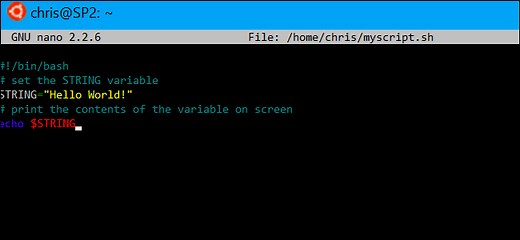 How to Create and Run Bash Shell Scripts on Windows 10