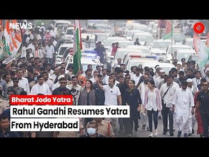 LIVE - Bharat Jodo Yatra: Rahul Gandhi Resumes Yatra From Hyderabad City, Telangana