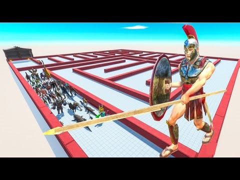 💀⚔️ ALIEN SPARTAN WARRIOR ESCAPE 😱🔥 Last Survivor Challenge | Animal Revolt Battle Simulator