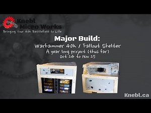 Warhammer 40k Necromunda Fallout Shelter Bunker Terrain Feature Complete