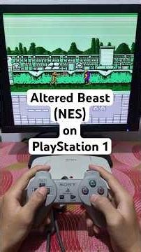 Altered Beast (NES) 1988 on PlayStation 1 #ps1 #playstation #nes #alteredbeast #sega #retrogaming