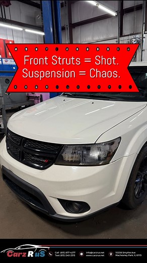 Front Struts = Shot. Suspension = Chaos. #frontstruts #struts #vehiclesuspension #automotiverepair #autorepairshop #automotive #autorepair #mechanicsoftiktok #mechanic #fyp | Carz R Us