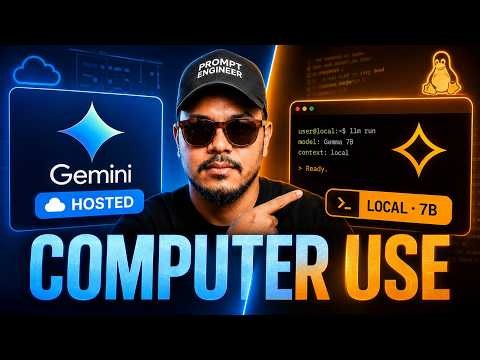 Gemini Can Now Use Your Computer — But I Tested an OPEN Model Instead