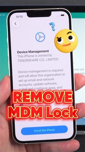 How to Remove MDM(Mobile Device Management) Lock 2026 #shorts