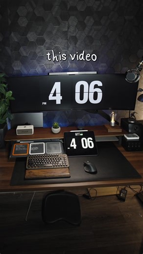 The most powerful portable light?? #lighting #desksetup #ultrawidemonitor